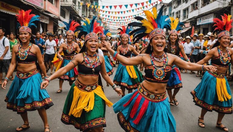 colorful festival in leyte