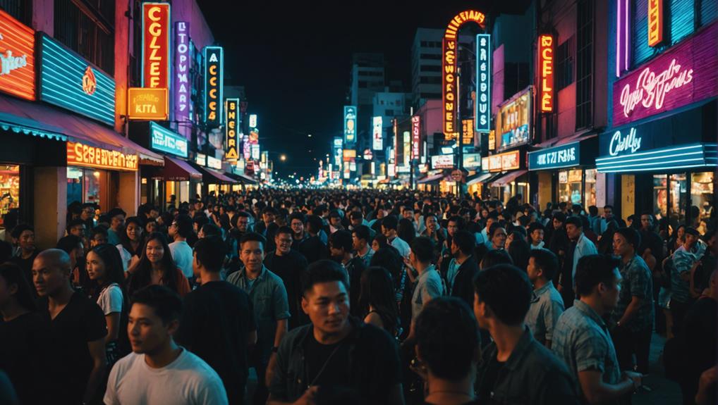 vibrant nightlife in angeles