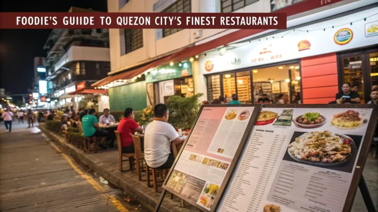 A Foodie's Guide to Quezon City's Finest Restaurants