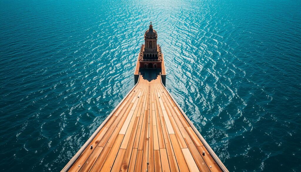 A vast expanse of sparkling blue waters, the sun's rays dancing across the gentle waves. In the center, a majestic pier stretches out, its wooden planks weathered by the salty breeze. Perched atop the pier, a towering structure, its facade adorned with intricate carvings and ornate details, stands as a testament to the region's proud legacy. This is the Oyster Capital of the World, a place where the bounty of the sea is celebrated, and the rich heritage of Zamboanga Sibugay is proudly displayed. The scene is bathed in a warm, golden light, evoking a sense of timelessness and grandeur, capturing the essence of this renowned festival and the enduring spirit of the local community.