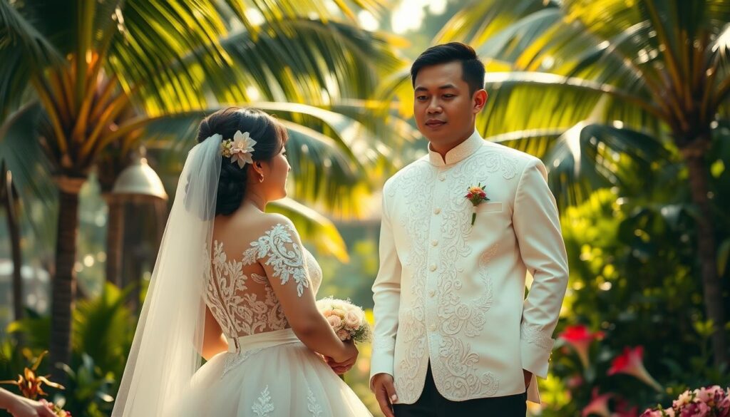 Filipino cultural wedding attire