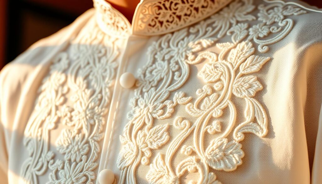 barong tagalog embroidery