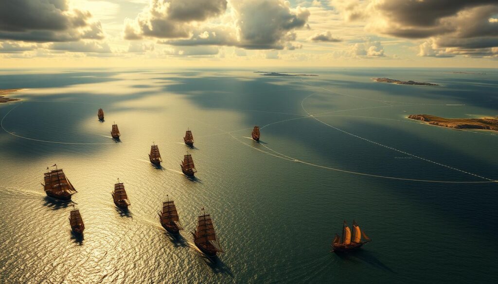 pacific trade routes