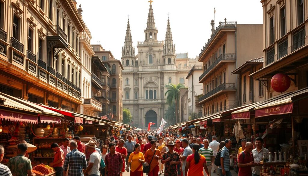 spanish colonial trade hub