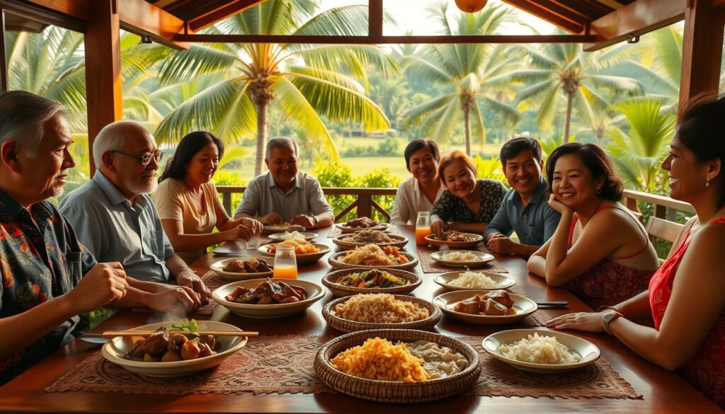 Family dining traditions and cultural roots