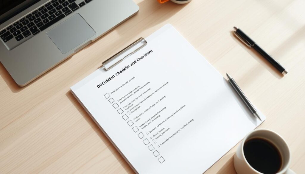 application documentation checklist application documentation checklist