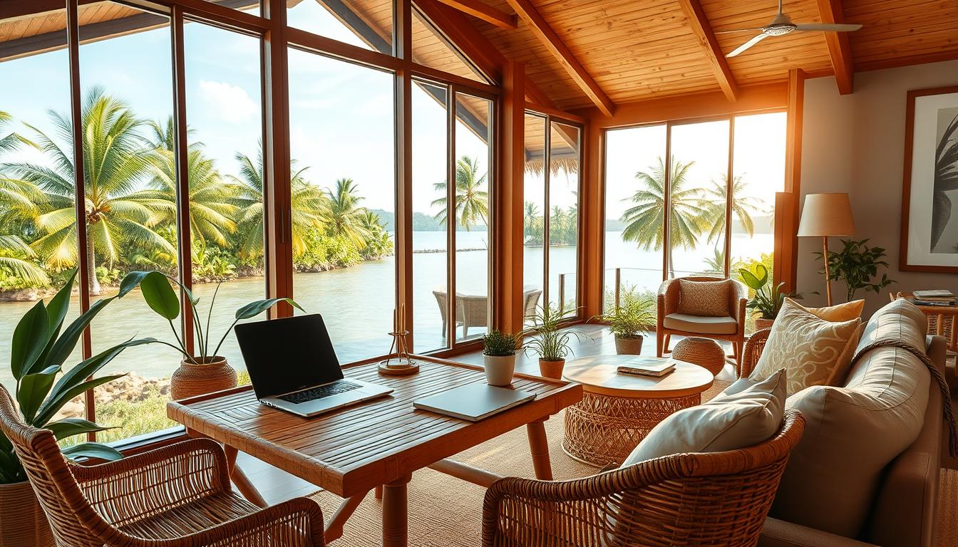 Setting Up a Home Office in Your Island Airbnb in The Philippines