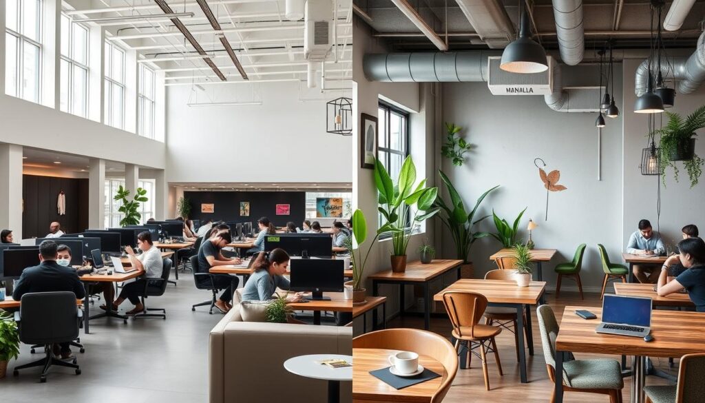 premium and budget coworking spaces comparison