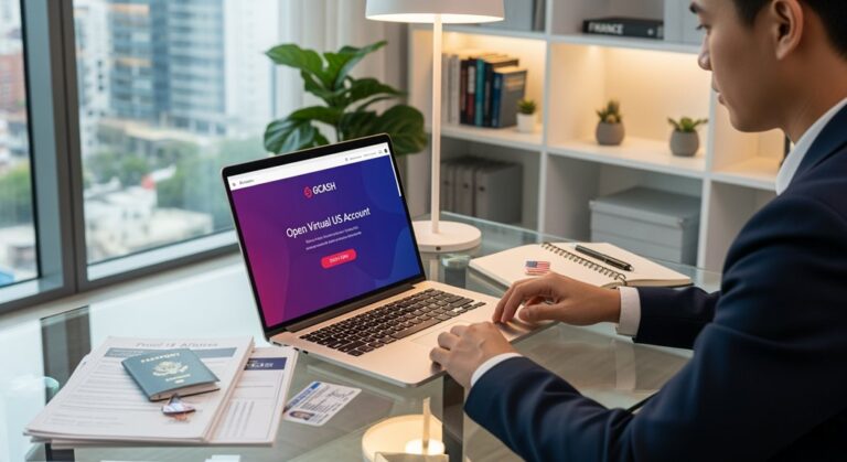 gcash virtual us account opening