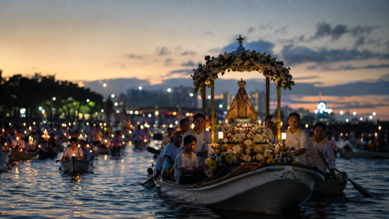 Peñafrancia Festival fluvial procession in Naga City