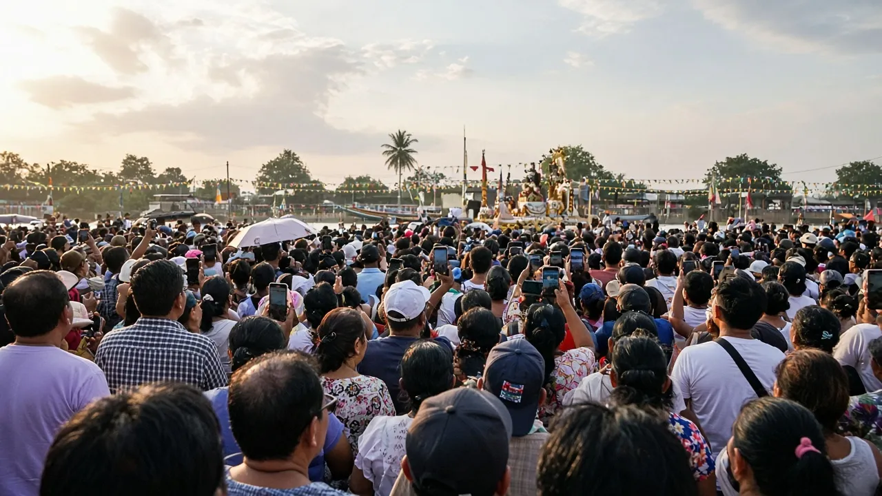 Festivals in Bicol crowd photograph
