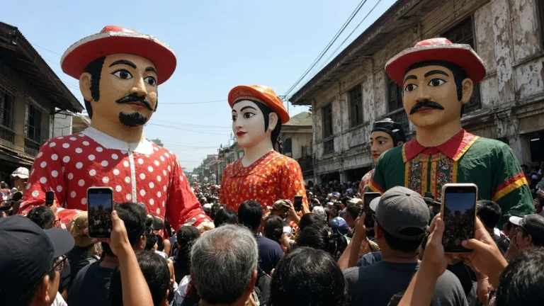 Higantes Festival Angono crowd photograph