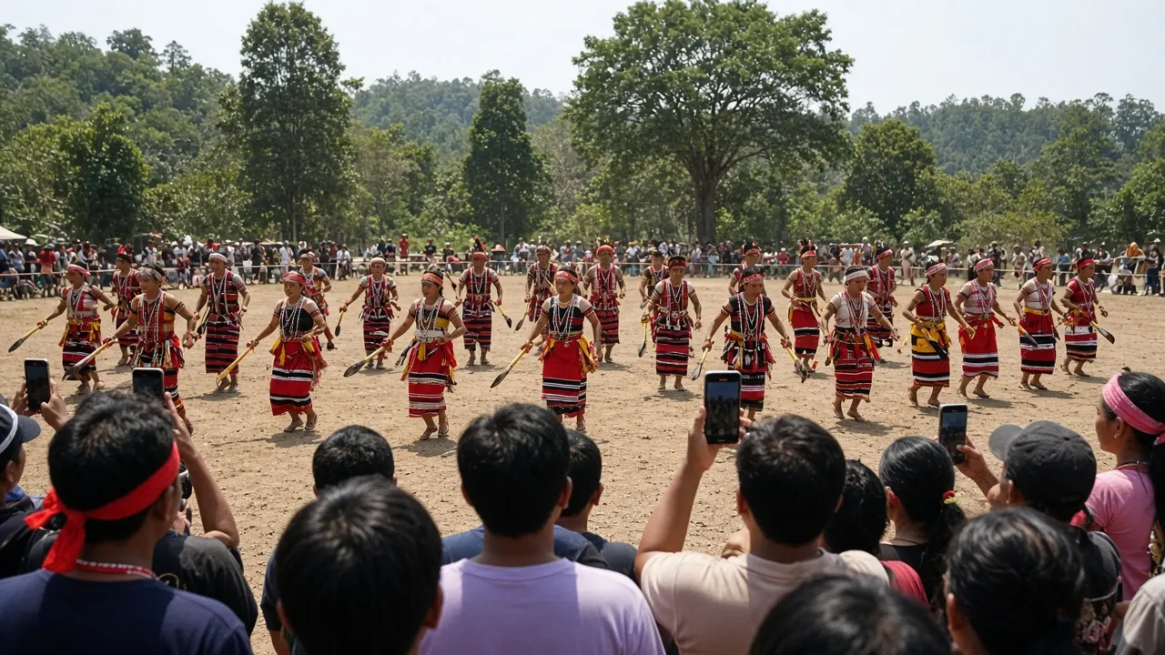Kaamulan Festival Bukidnon crowd photograph