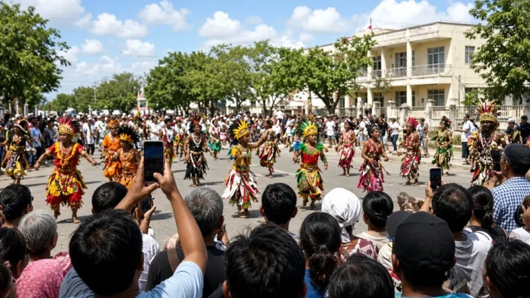 Sandugo Festival Bohol crowd photograph